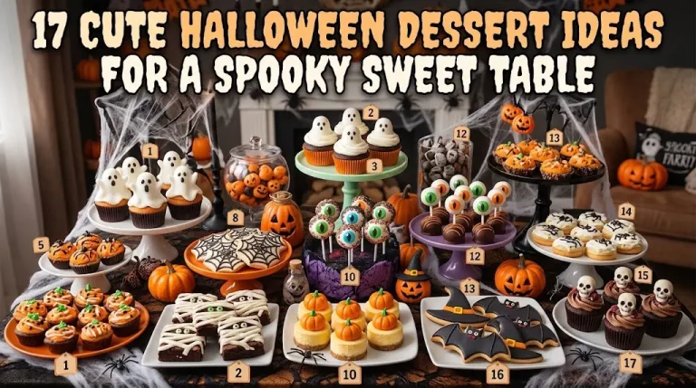 17 Cute Halloween Dessert Ideas for a Spooky Sweet Table