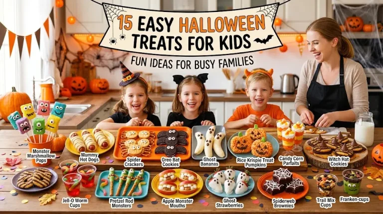 15 Easy Halloween Treats for Kids: Fun Ideas for Busy Families