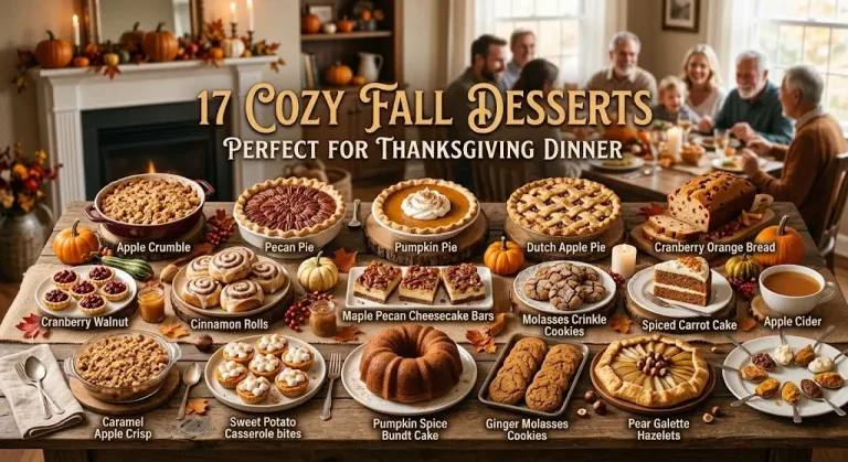 17 Cozy Fall Desserts Perfect for Thanksgiving Dinner