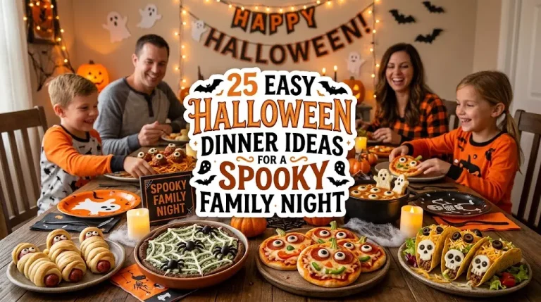 25 Easy Halloween Dinner Ideas for a Spooky Family Night